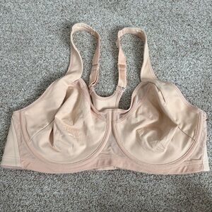 La Isla Sport Bra Nude Racerback Size 38D Workout Sporty